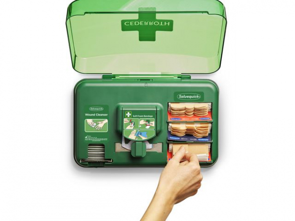 Dispenser Cederroth M/Innhold Sårskader