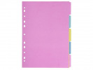Skilleblad A4 5-Delt 150G 4 Farger