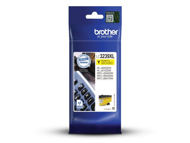 BildeBlekk Brother Lc3239Xly Gul