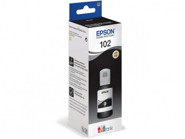 EPSON Ink C13T03R140 102 Black Ecotank