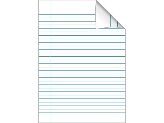 BildeSkrivebok Bantex A4 70G 8,5Mm Linje Marg (10 stk)