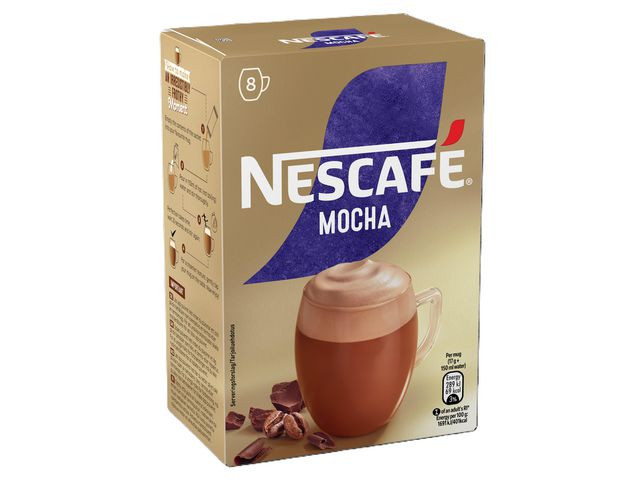 BildeKaffe Nescafé Mocha (8 stk/pk, 6 pakker)
