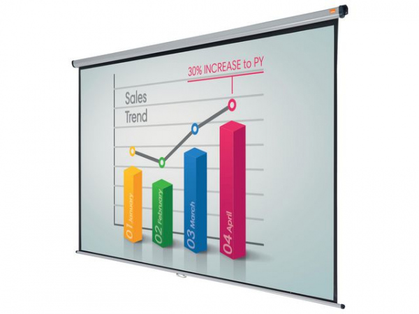 Lerret Nobo Standard 240Cm Matt Hvit