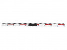 Tavlelinjal Linex 100Cm Rød/Hvit