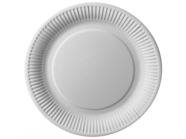 Tallerken Pure Papp 26Cm Hvit (25 stk)
