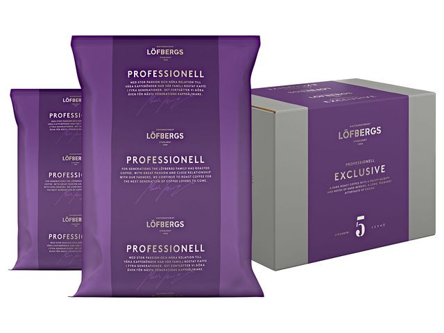 BildeKaffe Löfbergs Exclusive Ft Eko Hb 1000G (6 poser)