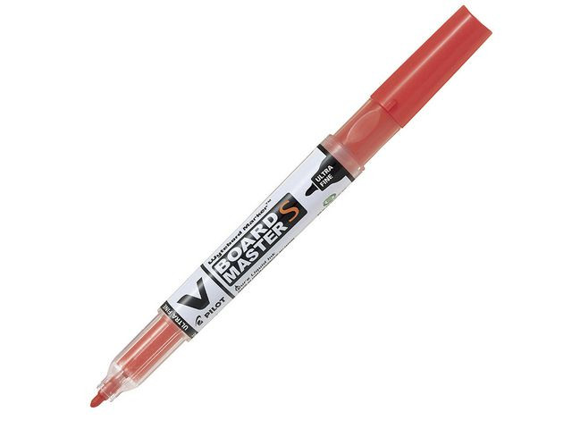 BildeWhiteboardpenn Pilot V-Board Uf Rund Rød