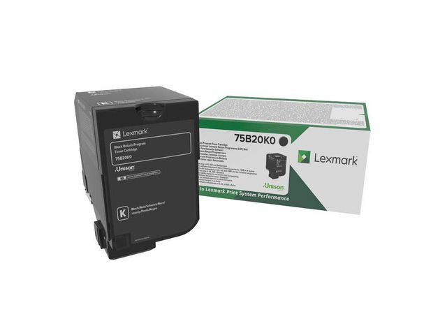 BildeToner Lexmark 75B20K0 Sort