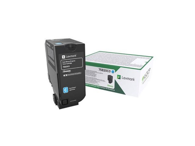 BildeToner Lexmark 75B20C0 Cyan