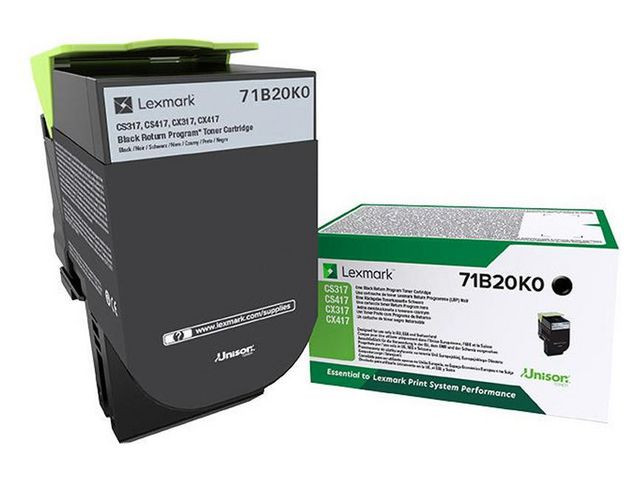 BildeToner Lexmark Return Prgm 3K Sort