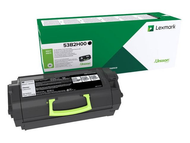 BildeToner Lexmark 53B2H00 Sort