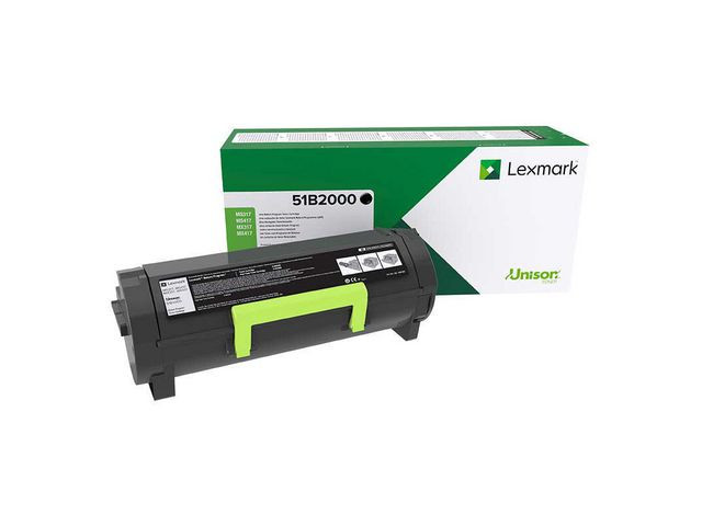 BildeToner Lexmark 51B2000 Sort