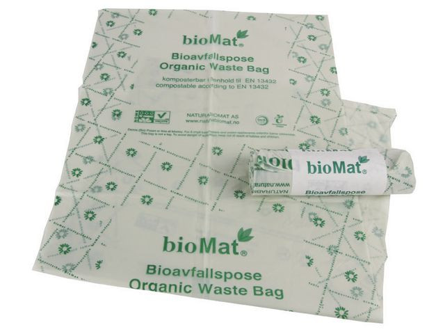 BildeBiopose Biomat Matavfall 17My 30L (10 stk/rull, 50 ruller)