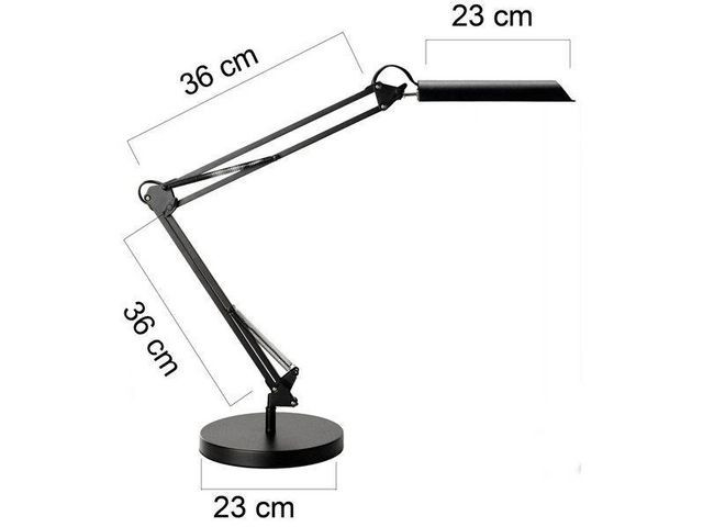 BildeLampe Unilux Led Swingo Sort