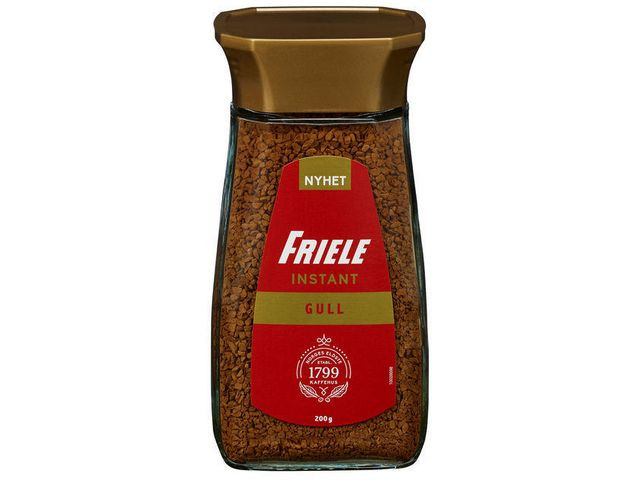 BildeKaffe Friele Instant Gull Glass 200G