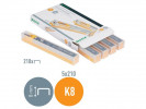 Heftestift Leitz K8 26/8 F 5551 Gul (5 s...