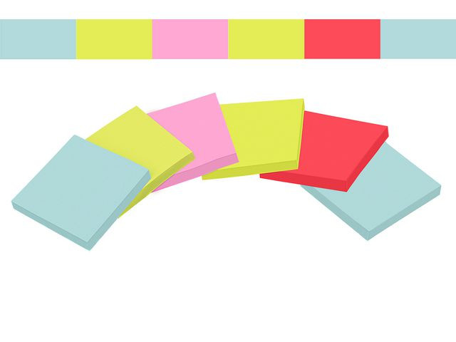 BildeNotatblokk Post-It Ssn 76X76 Cosmic (6 stk)