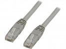 Kabel Deltaco Nettverk Cat6 20, Grå