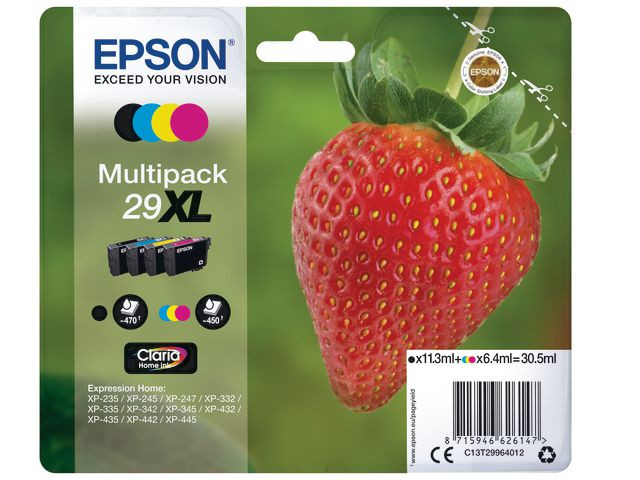 BildeEPSON Ink C13T29964012 29XL Multipack Strawberry