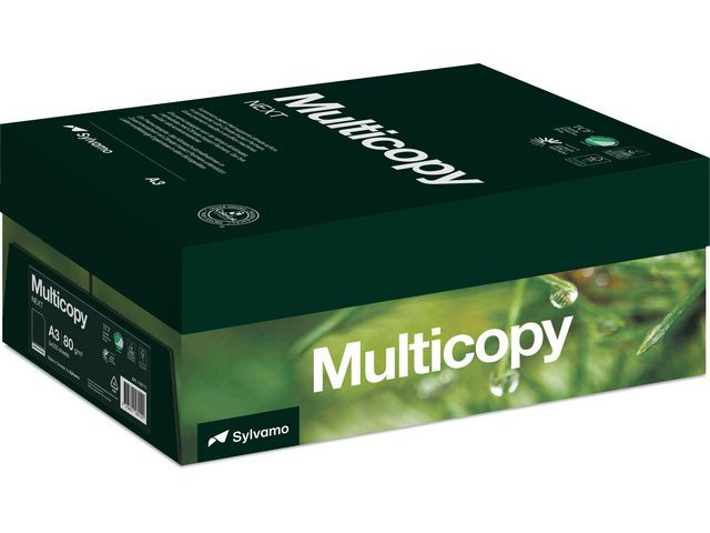 BildeKopipapir Multicopy Zero A3 80G (500 ark/pk, 5 pakker)