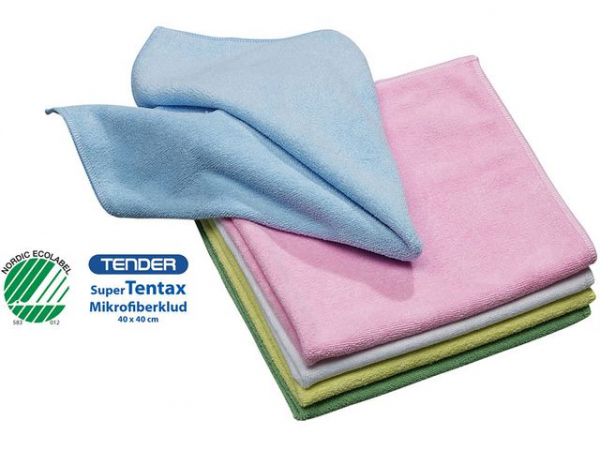 Klut Tentant Microfiber 40X40 Blå (10 stk)