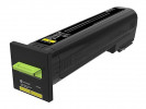 Toner Lexmark 72K20Y0 8K Gul