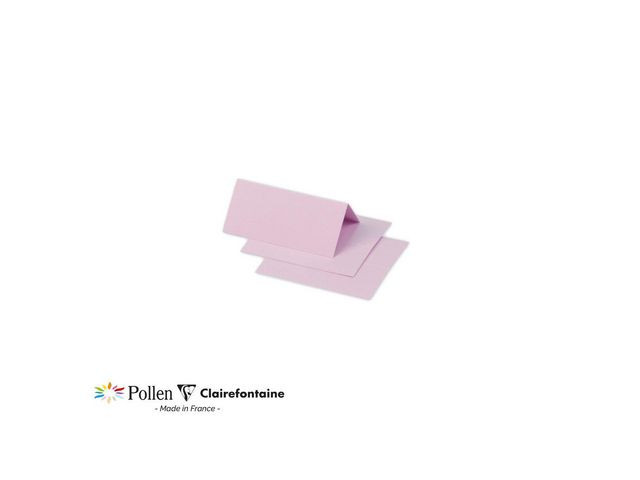 BildeBordkort Pollen 85X80Mm Lys Rosa (25 stk)