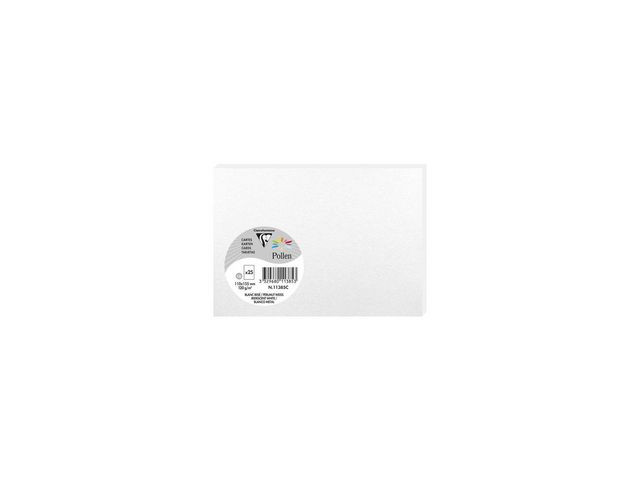 BildeKort Pollen 110X155Mm Perlemor Hvit (25 stk)