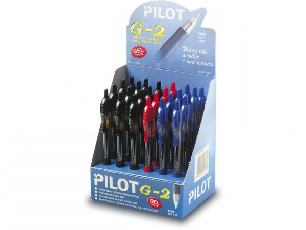 Geleroller Pilot G2-7 Sort (12 stk)