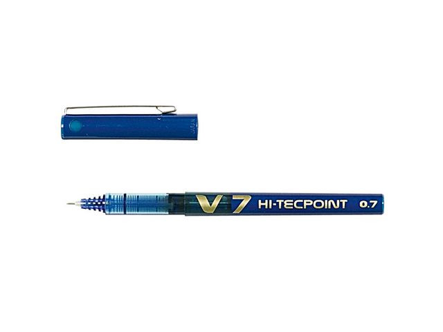 BildeRollerpenn Pilot Hi-Tecpoint V7 Blå (12 stk)