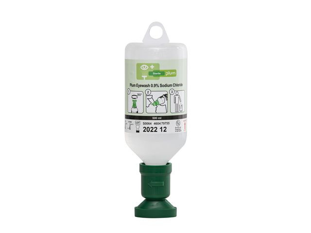 BildeØyedusj Plum Natriumklorid 500Ml
