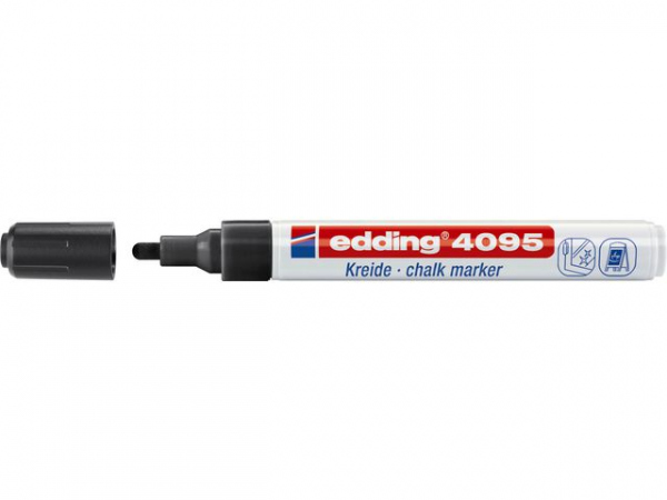 Merkepenn Edding 4095 Kritt Ass. Frg (4 stk)