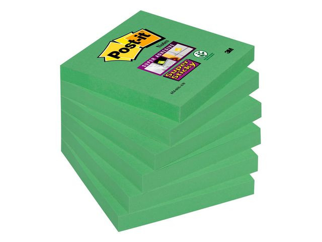 BildeNotatblokk Post-It Ssn 76X76 Grønn (6 stk)