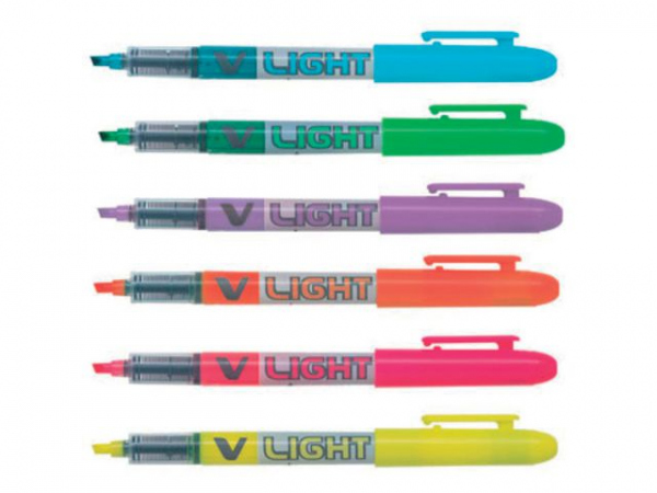 Tekstmarker Pilot V Liquid Light Ass (6 stk)