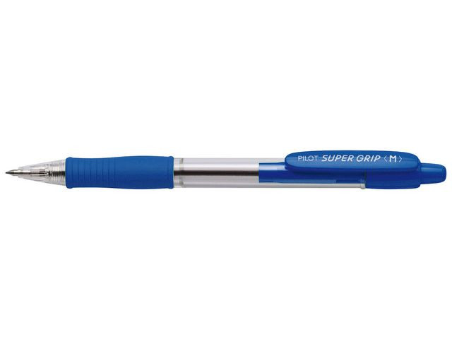 BildeKulepenn Pilot Supergrip M Blå (12 stk)