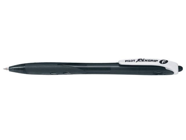 BildeKulepenn Pilot Begreen Rexgrip F Sort (10 stk)