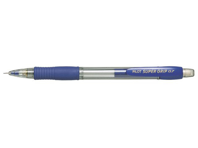 BildeTrykkblyant Pilot Supergrip 07Mm Blå (12 stk)