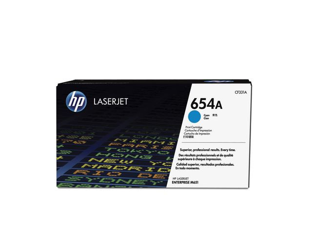 BildeToner Hp 654A Cf331A 15K Blå