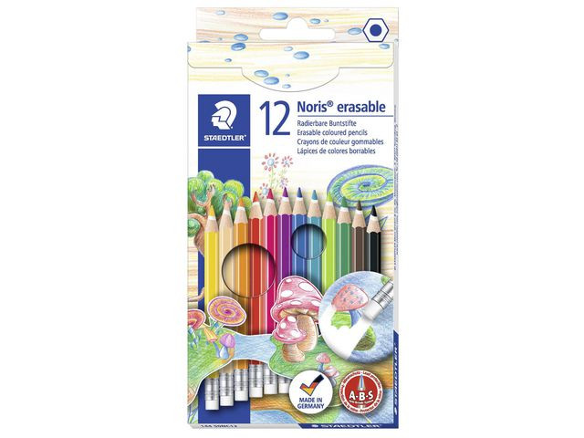 BildeFargeblyant Staedtler Noris "Erase" (12 stk)