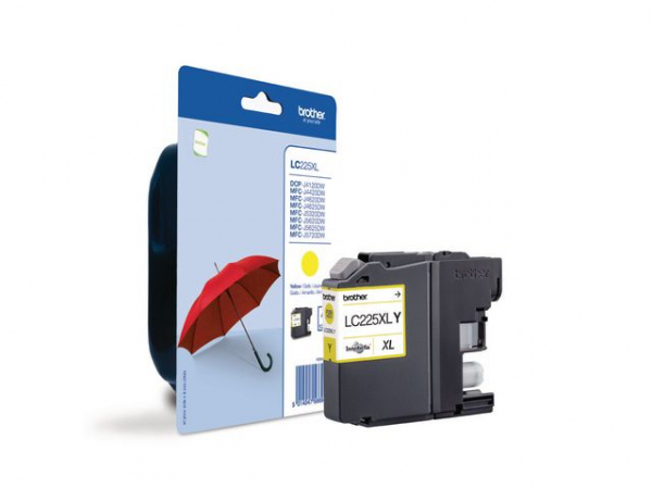 BROTHER Ink LC225XLY LC-225XL Yellow
