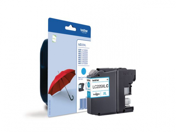 BROTHER Ink LC225XLC LC-225XL Cyan