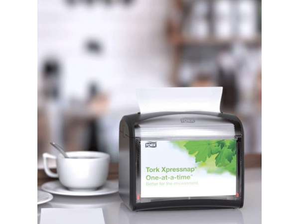 Serviettdispenser Tork N4 Bord Sort
