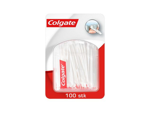 BildeTannstikker Colgate Plast (100 stk)