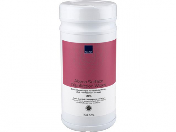 Overflatedesinfeksjon Abena 70%Serv (150 stk)