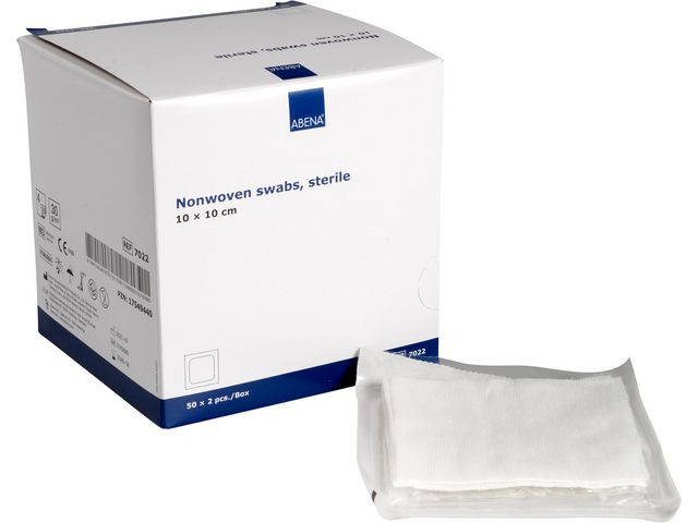 BildeKompress Abena 4Lag Steril 10X10Cm (100 stk)