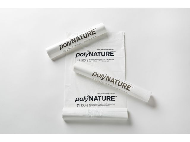 BildeBiopose Polynature 35L 20My Hvit (20 stk/rull, 12 ruller)