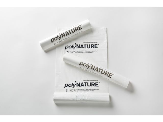 BildeBiosekk Polynature 70L 25My Hvit (20 stk/rull, 10 ruller)