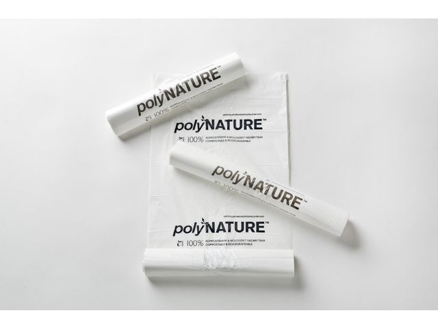 BildeBiosekk Polynature 160L 20My Hvit (10 stk/rull, 12 ruller)