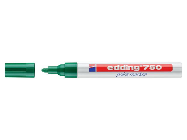 BildePaintmarker Edding 750 Grønn (10 stk)