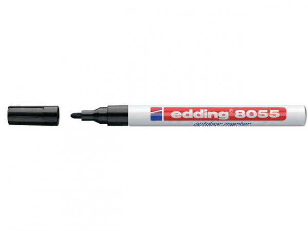 Merkepenn Edding 8055 Utendørs Sort